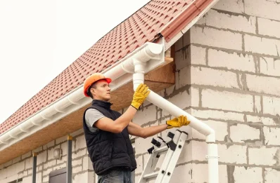 Pose et remplacement de gouttières à Ercé-en-Lamée